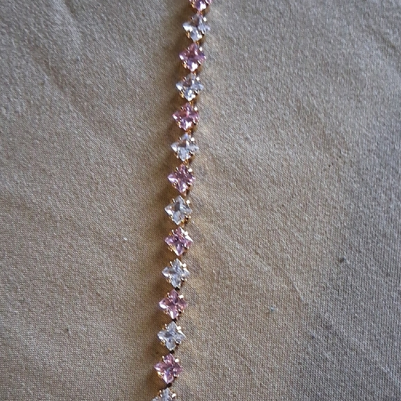 Jewelry - 18KT MOISENITE GOLD FILLED. Tennis Bracelet - HYPOALERGENIC.RETAIL 299.00